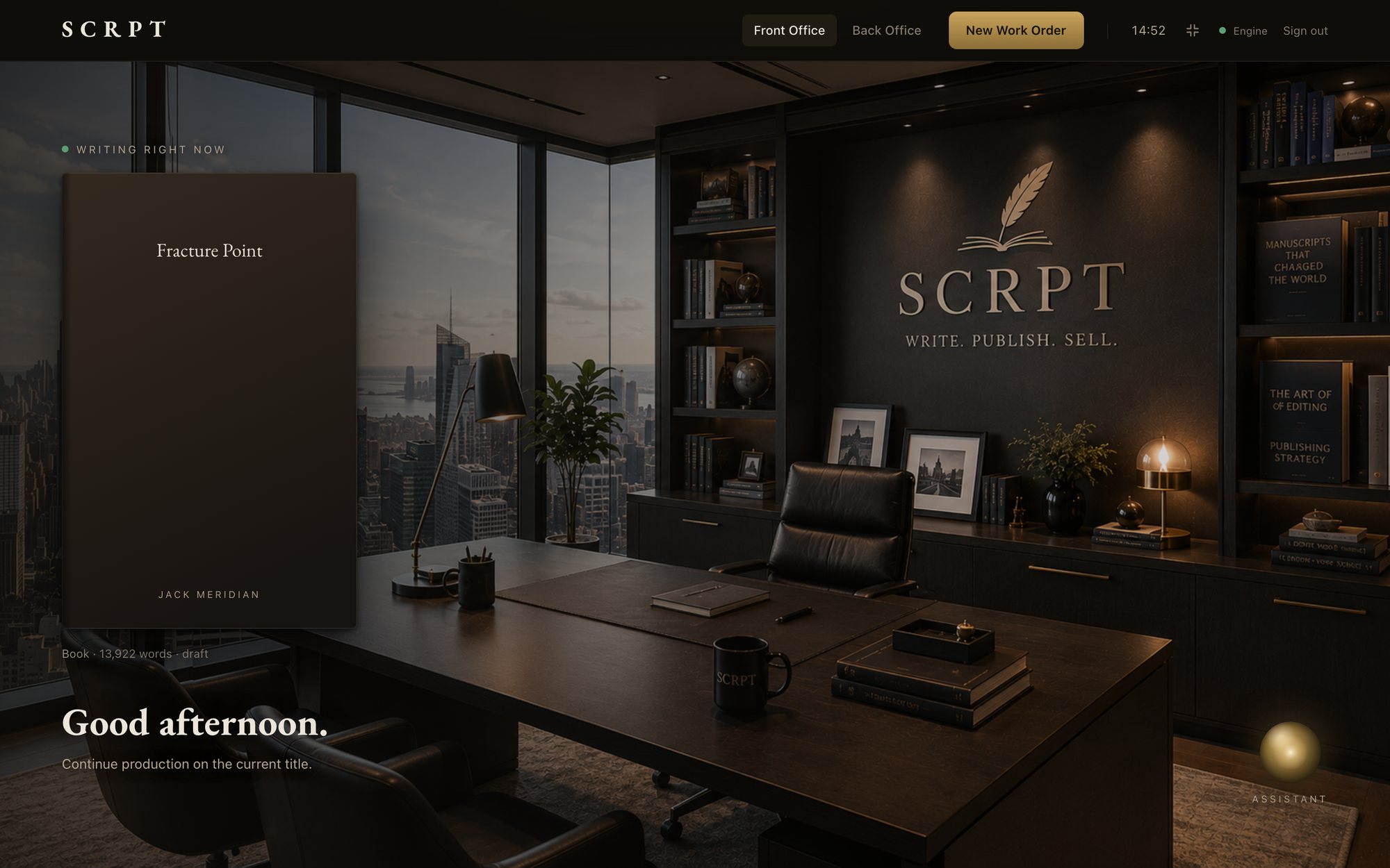 The SCRPT Front Office